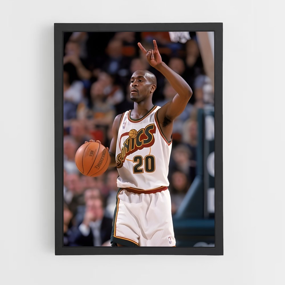 Poster Le Glove – affiche Basketball (vue 2)